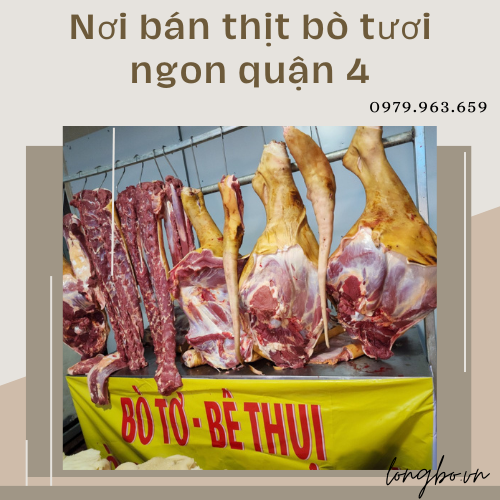 Nơi bán thịt bò tươi ngon quận 4 tại Thanh Trang